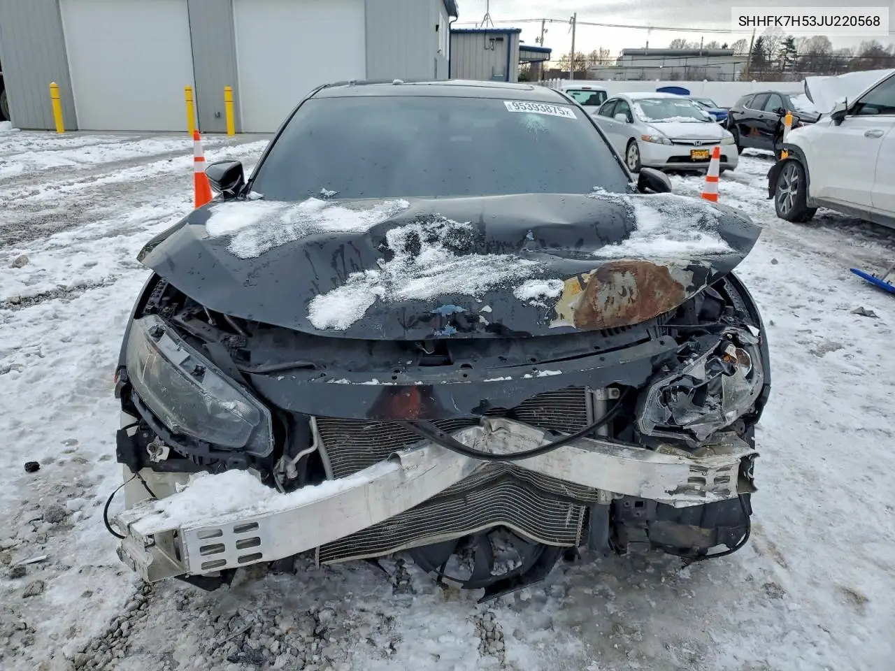 SHHFK7H53JU220568 2018 Honda Civic Ex