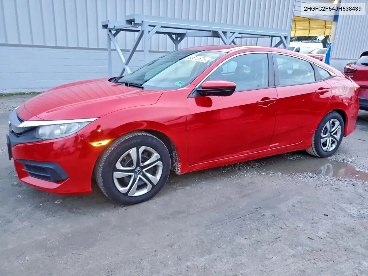2HGFC2F54JH538439 2018 Honda Civic Lx