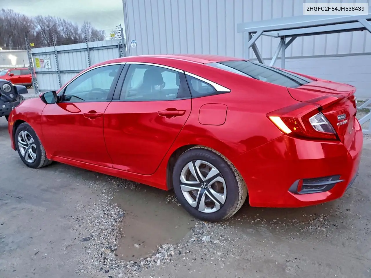 2HGFC2F54JH538439 2018 Honda Civic Lx