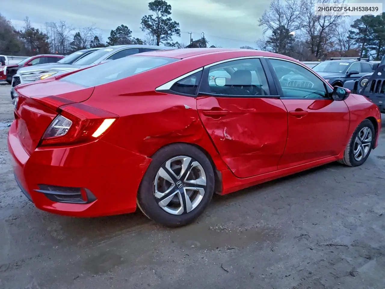 2HGFC2F54JH538439 2018 Honda Civic Lx