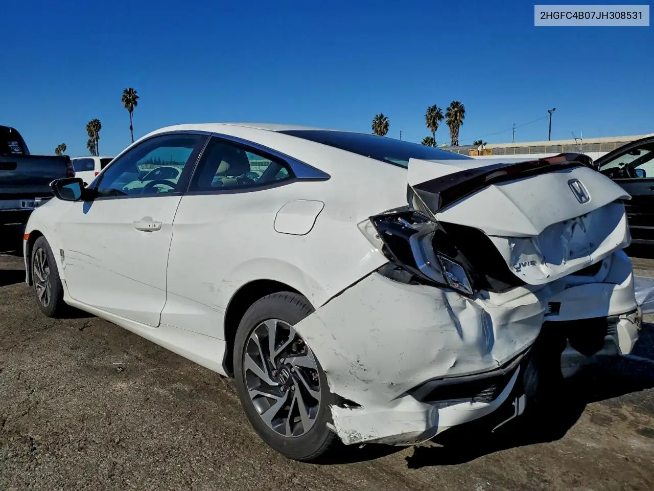 2HGFC4B07JH308531 2018 Honda Civic Lx