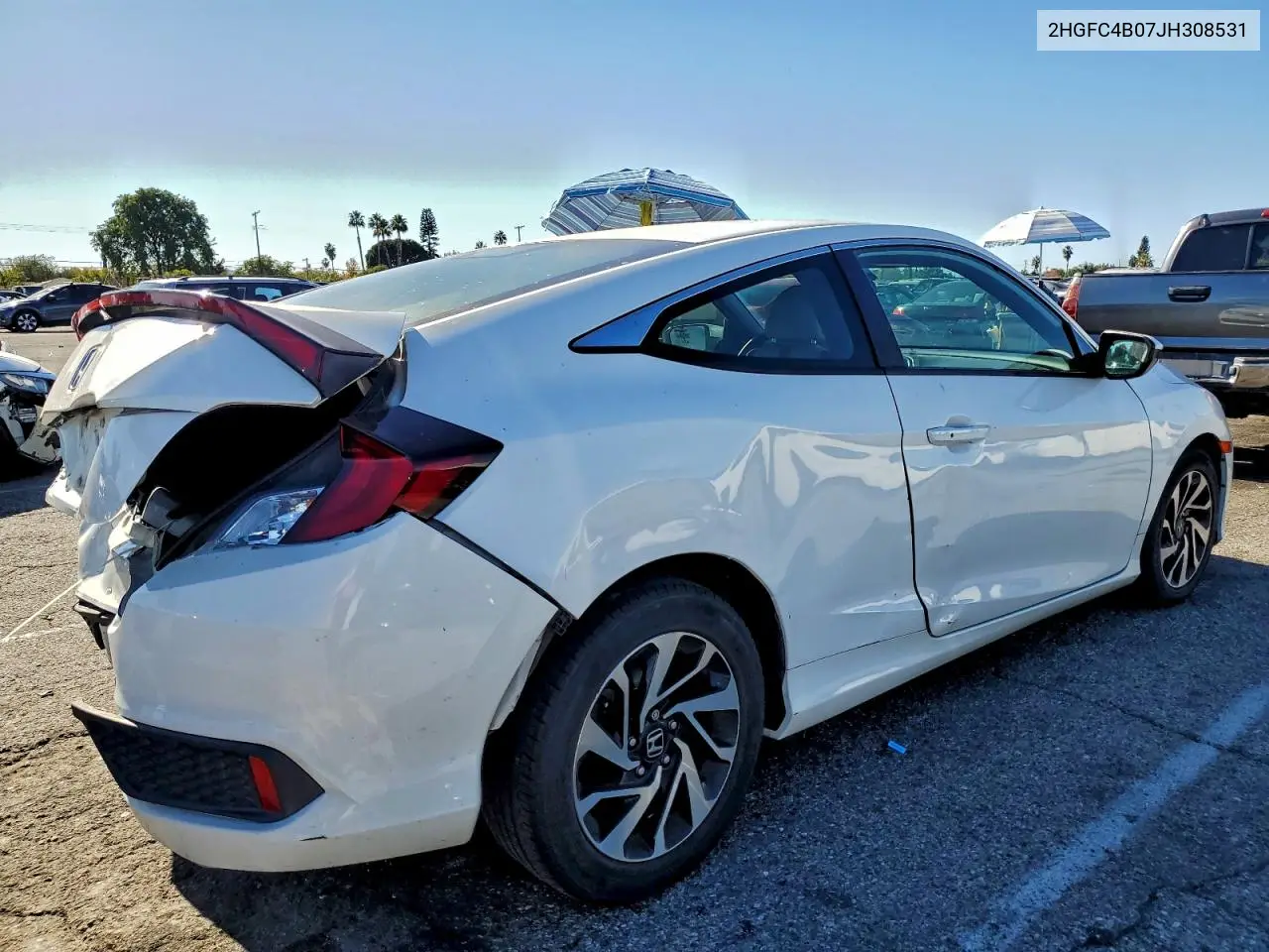 2HGFC4B07JH308531 2018 Honda Civic Lx