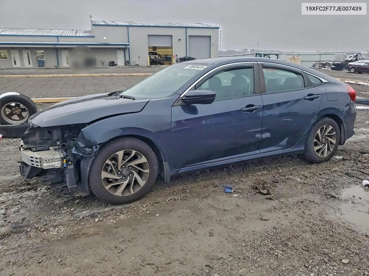 19XFC2F77JE007439 2018 Honda Civic Ex