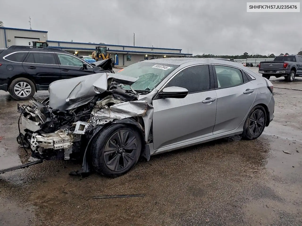 SHHFK7H57JU235476 2018 Honda Civic Ex