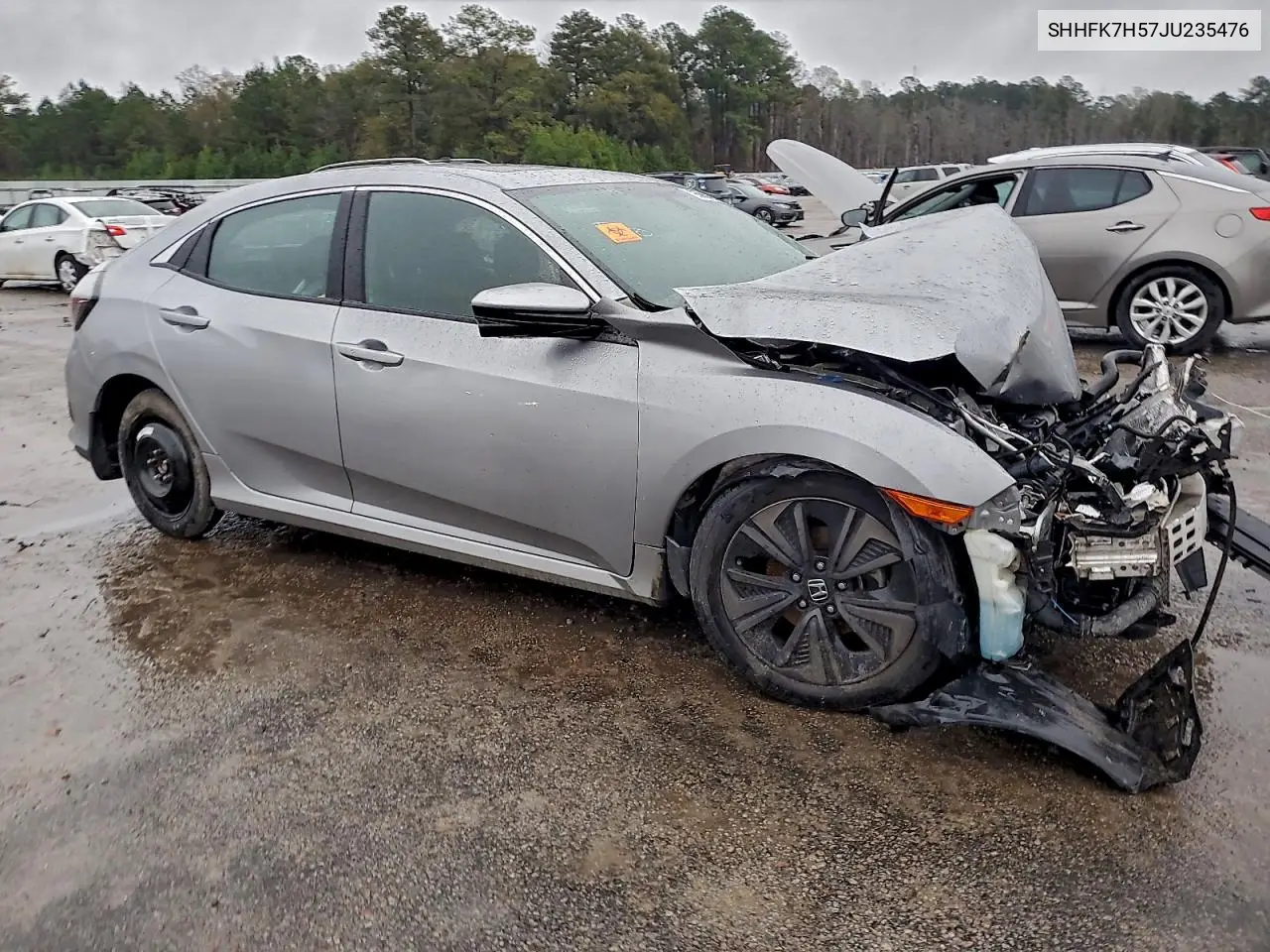 SHHFK7H57JU235476 2018 Honda Civic Ex