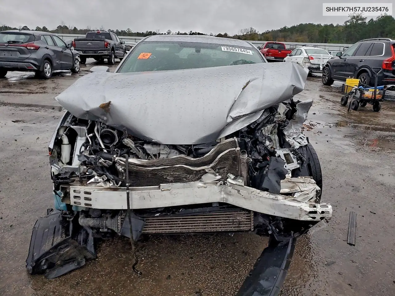 SHHFK7H57JU235476 2018 Honda Civic Ex