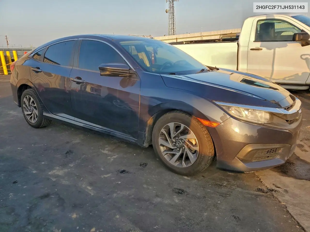 2HGFC2F71JH531143 2018 Honda Civic Ex