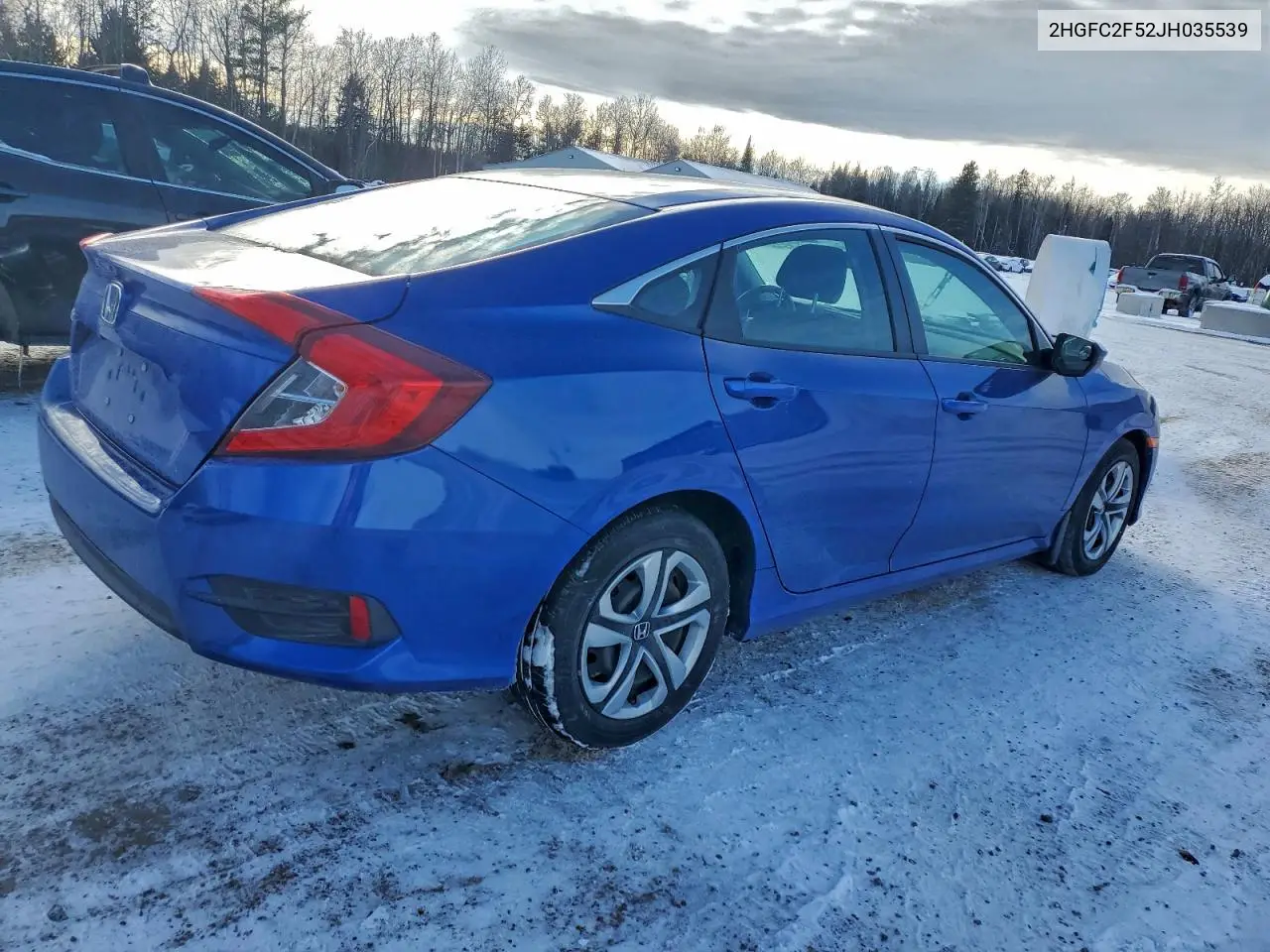2HGFC2F52JH035539 2018 Honda Civic Lx