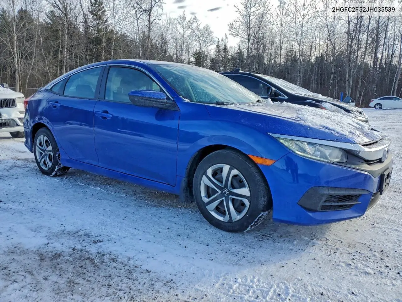 2HGFC2F52JH035539 2018 Honda Civic Lx