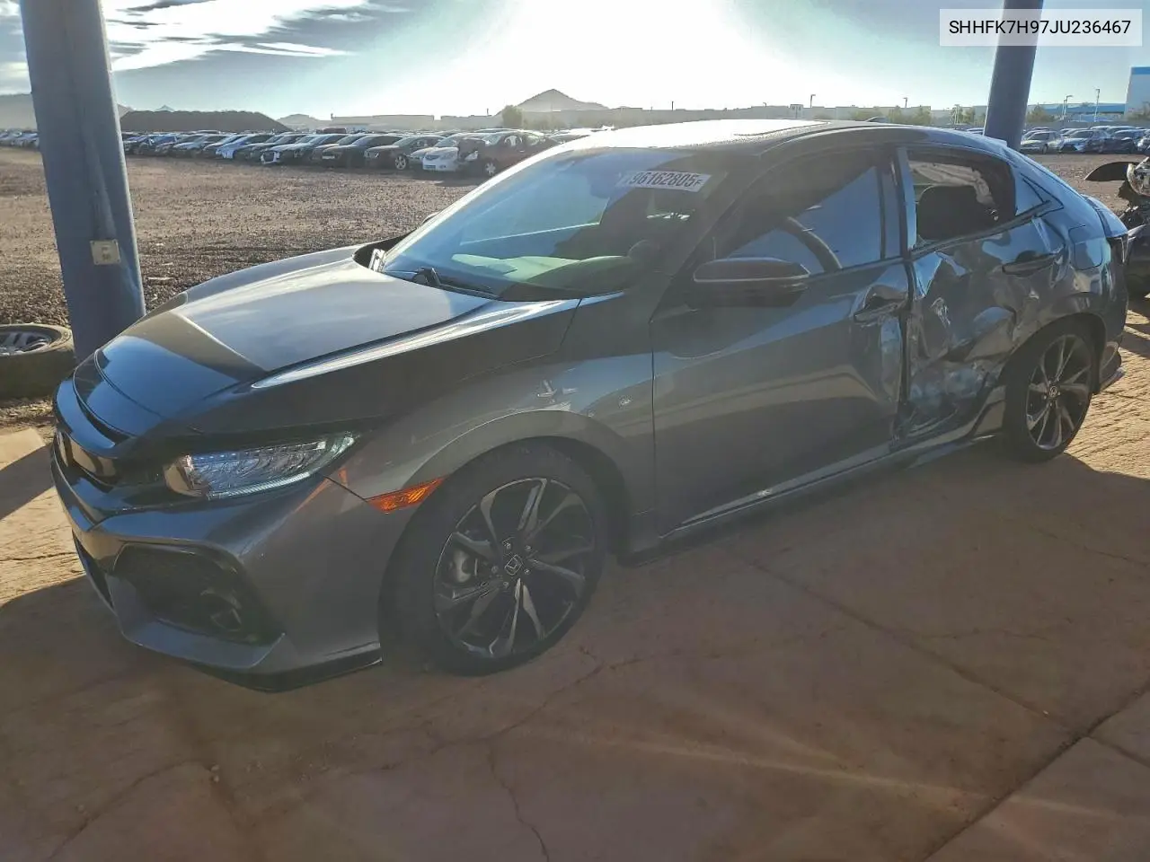 SHHFK7H97JU236467 2018 Honda Civic Sport Touring