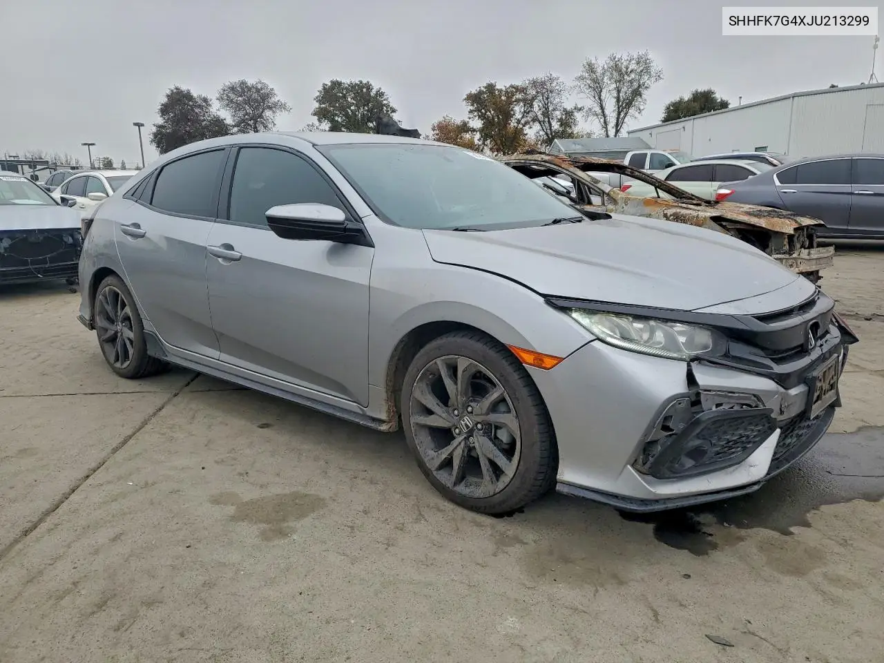 SHHFK7G4XJU213299 2018 Honda Civic Sport