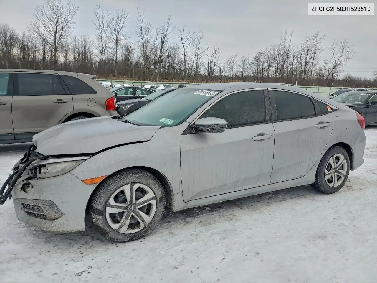 2HGFC2F50JH528510 2018 Honda Civic Lx