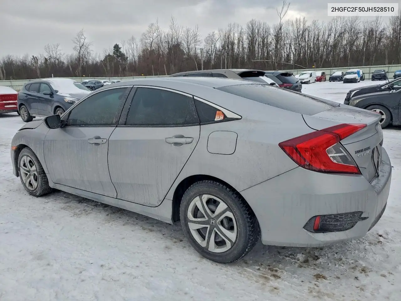 2HGFC2F50JH528510 2018 Honda Civic Lx