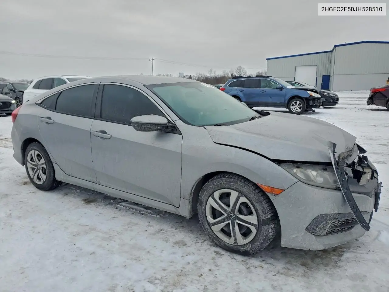 2HGFC2F50JH528510 2018 Honda Civic Lx