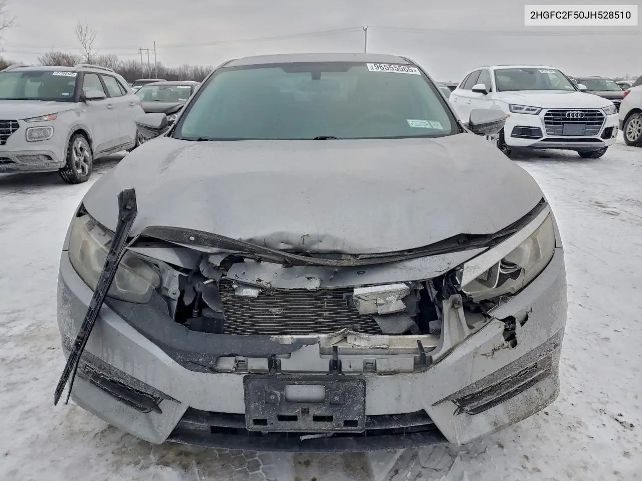 2HGFC2F50JH528510 2018 Honda Civic Lx