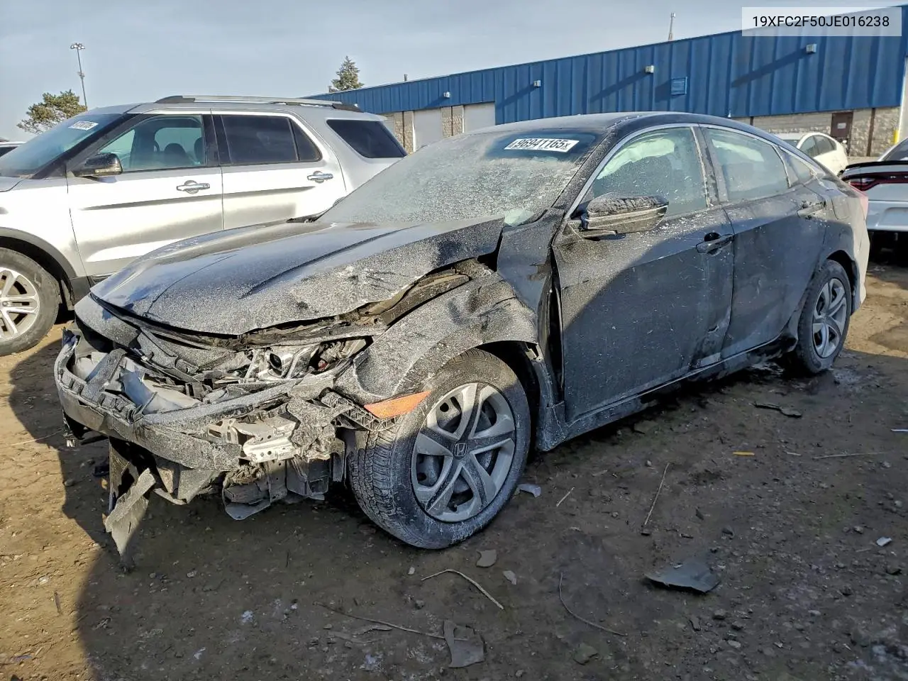 19XFC2F50JE016238 2018 Honda Civic Lx