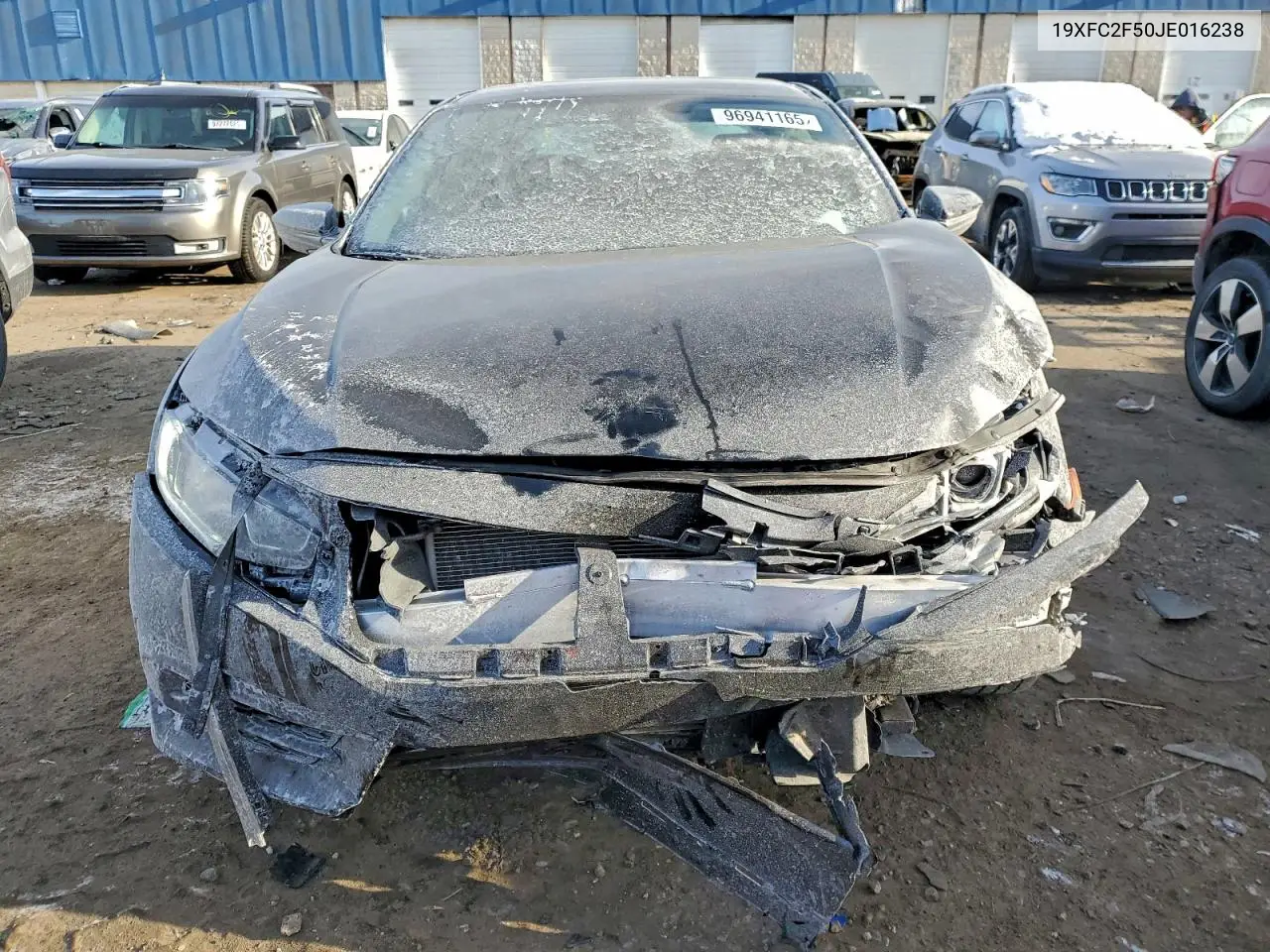 19XFC2F50JE016238 2018 Honda Civic Lx