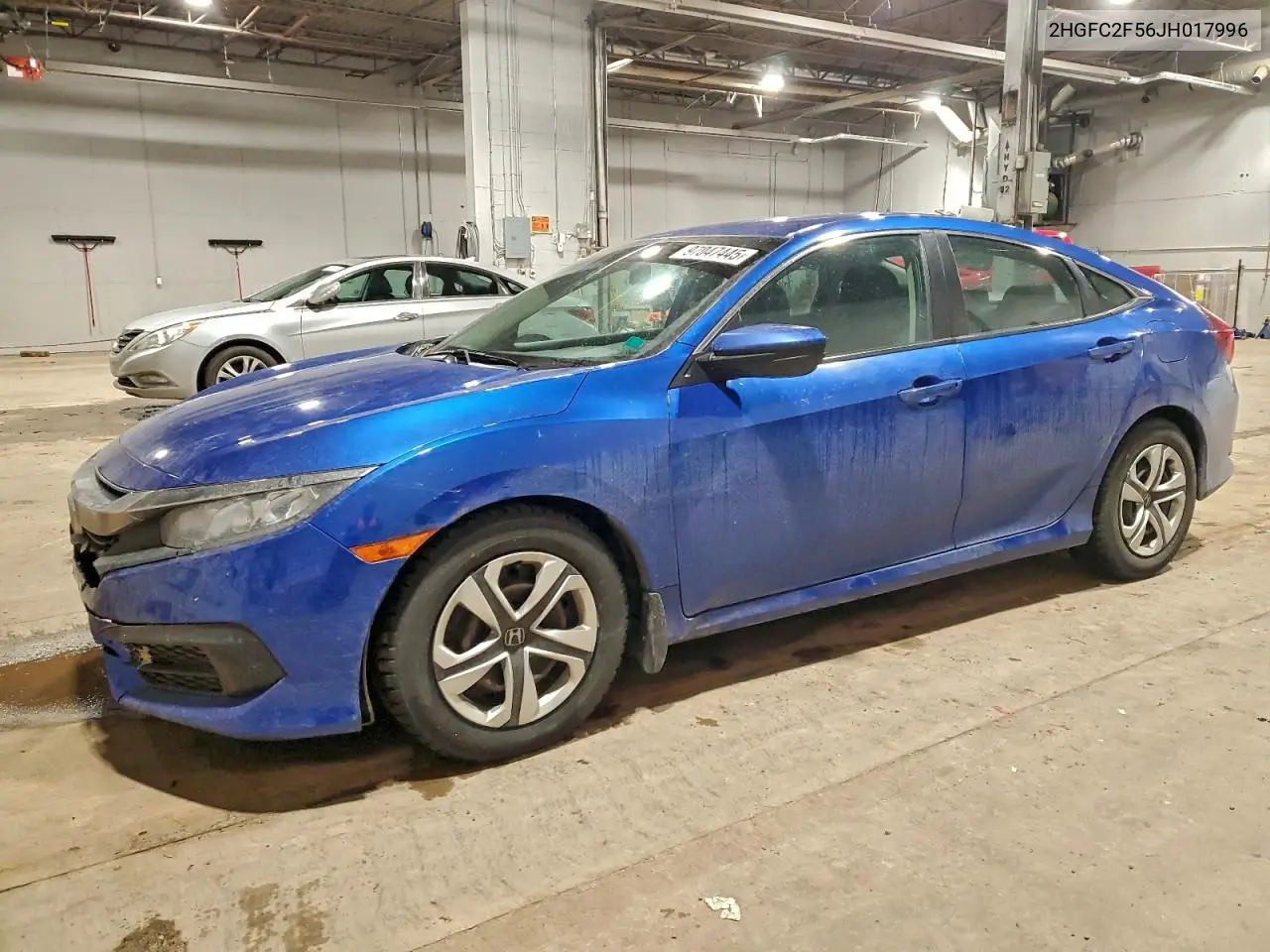 2HGFC2F56JH017996 2018 Honda Civic Lx