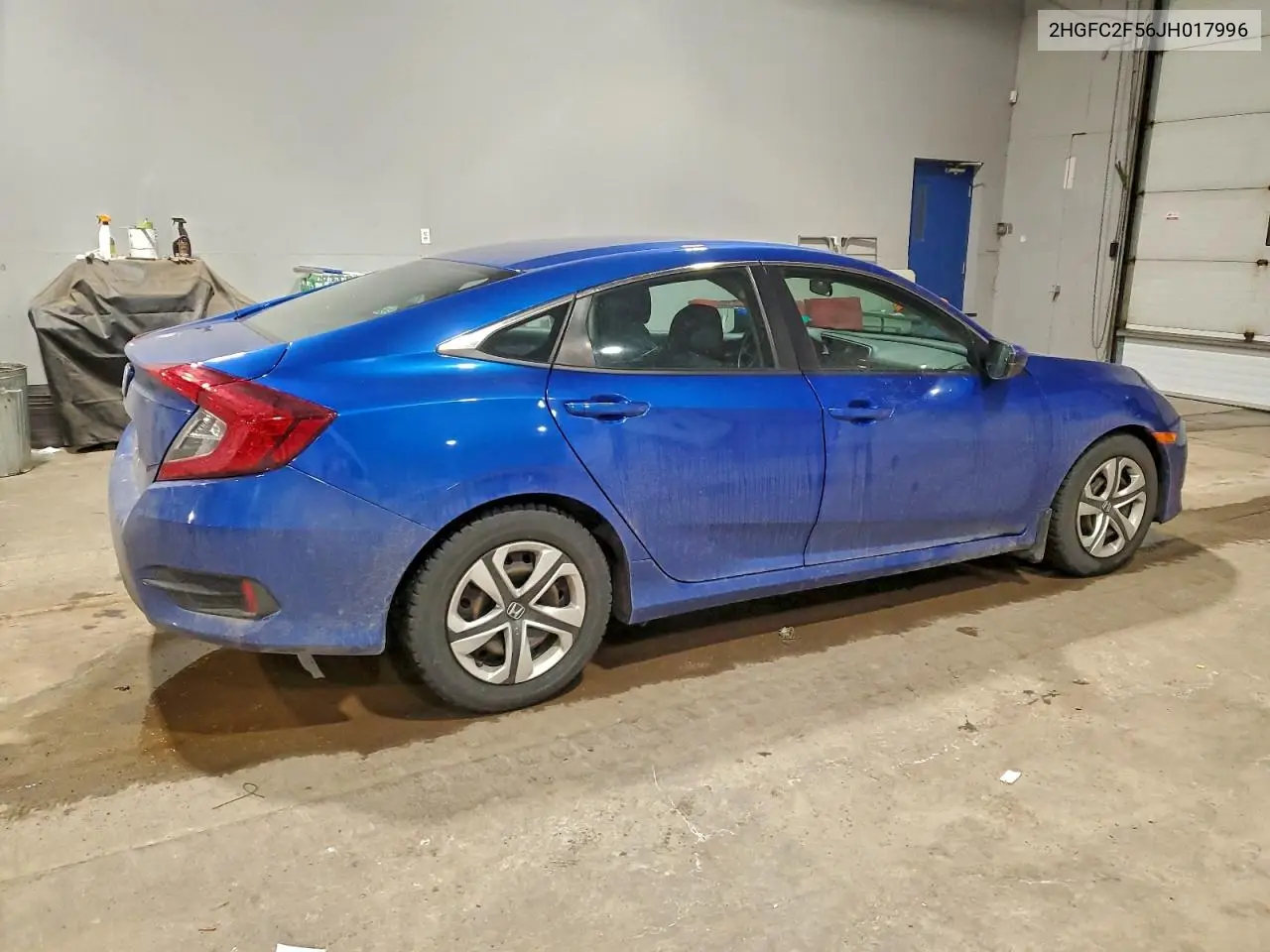 2HGFC2F56JH017996 2018 Honda Civic Lx