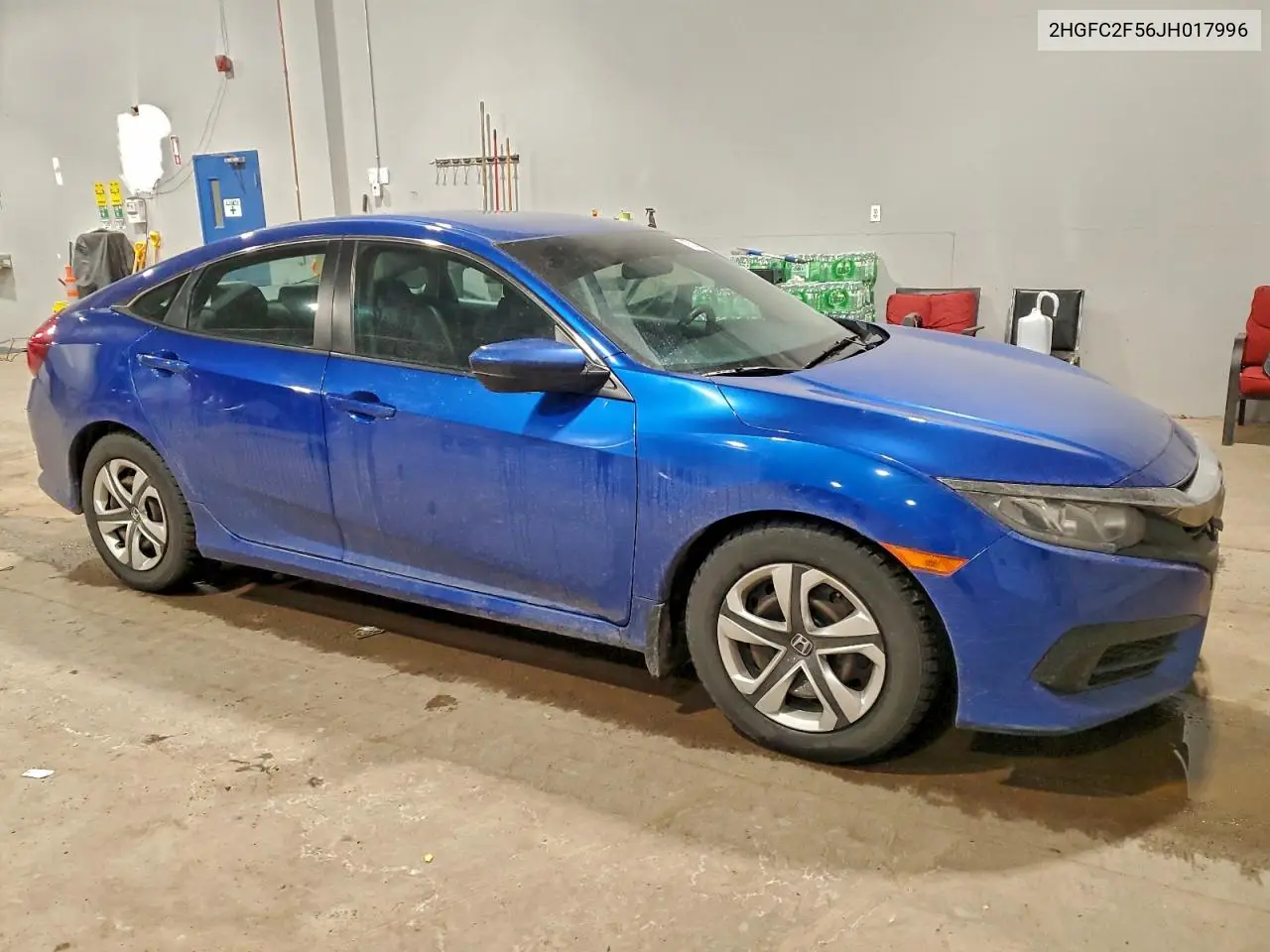 2HGFC2F56JH017996 2018 Honda Civic Lx