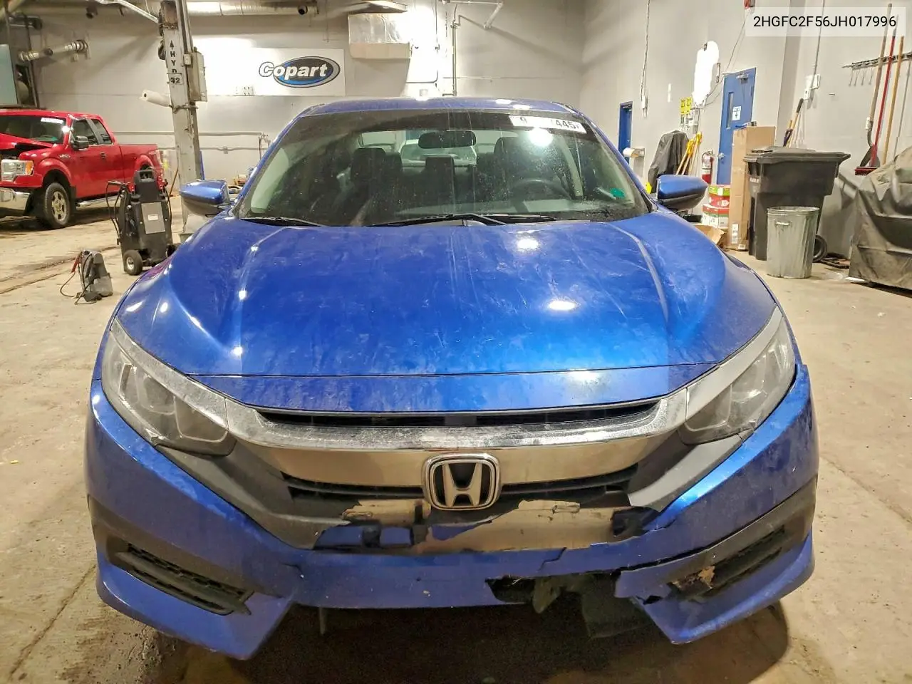 2HGFC2F56JH017996 2018 Honda Civic Lx