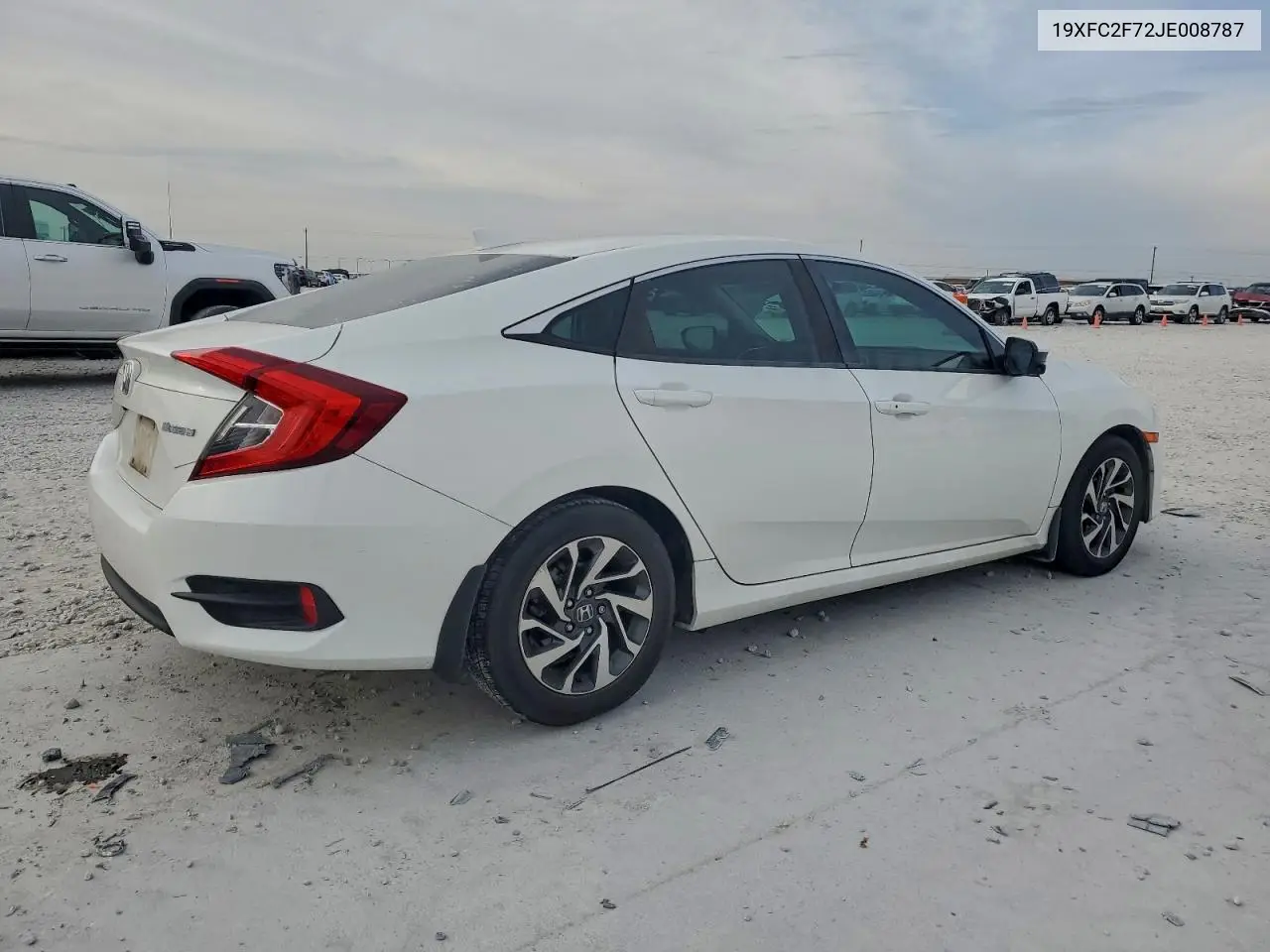 19XFC2F72JE008787 2018 Honda Civic Ex
