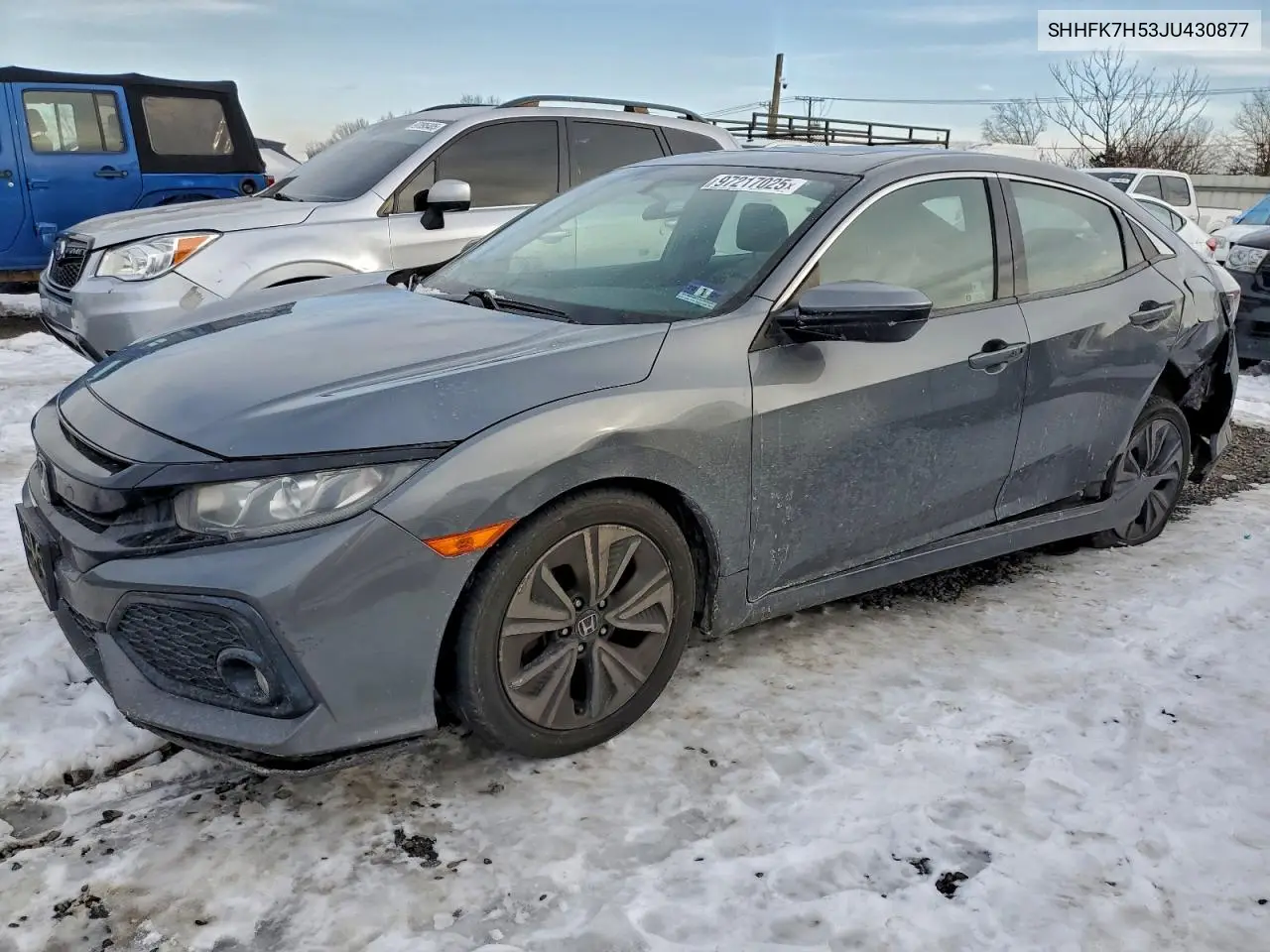 SHHFK7H53JU430877 2018 Honda Civic Ex