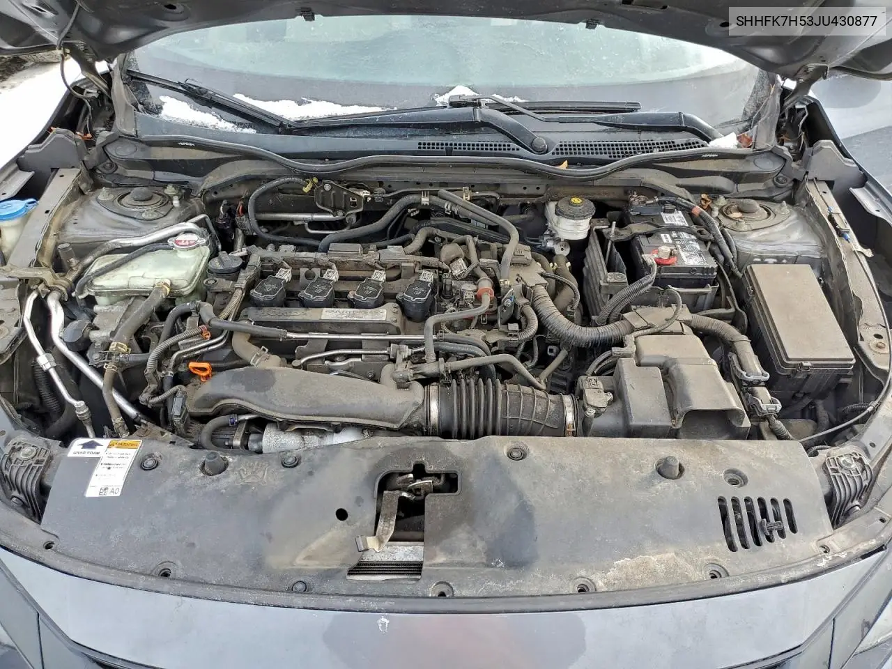 SHHFK7H53JU430877 2018 Honda Civic Ex