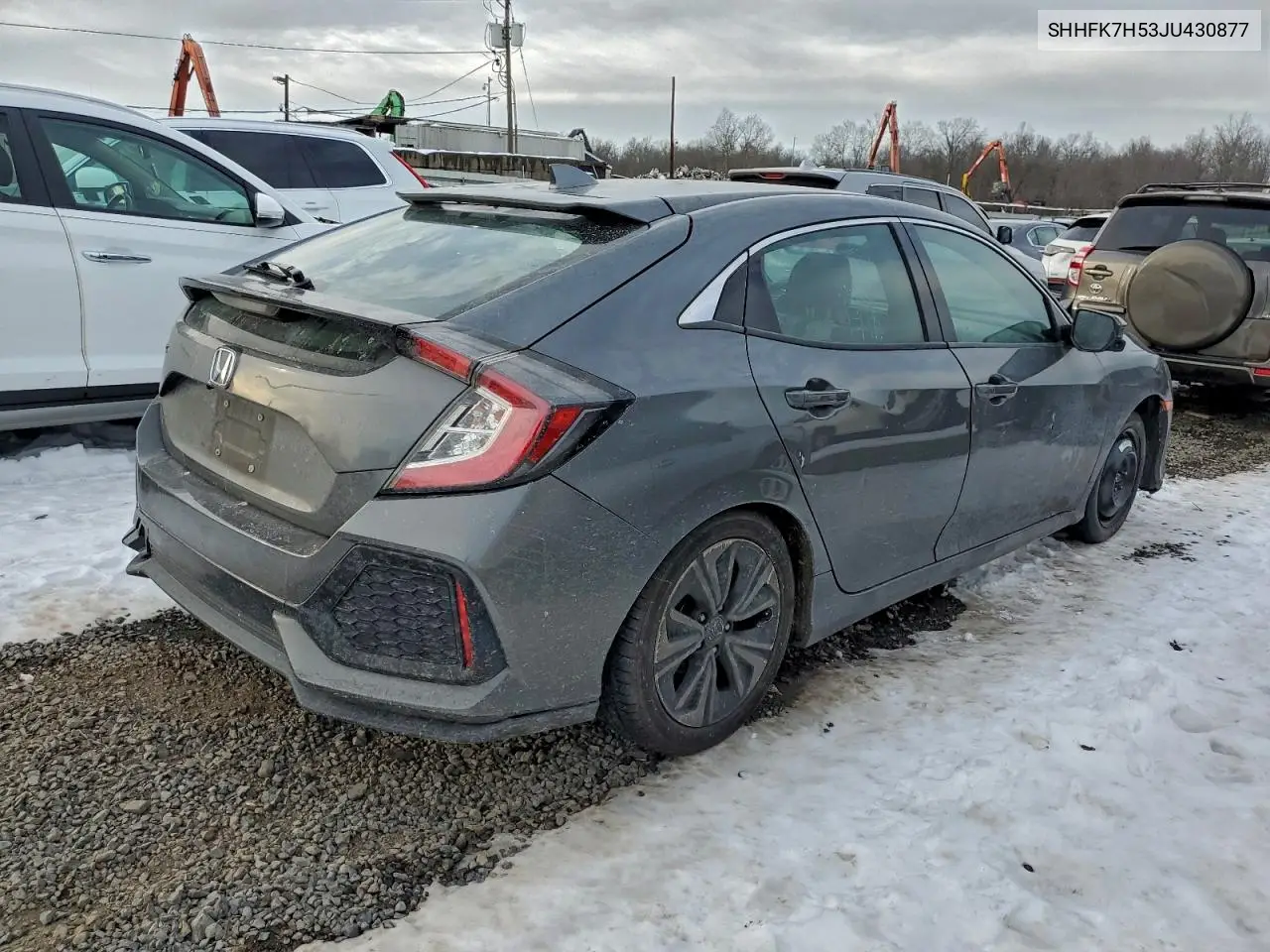 SHHFK7H53JU430877 2018 Honda Civic Ex