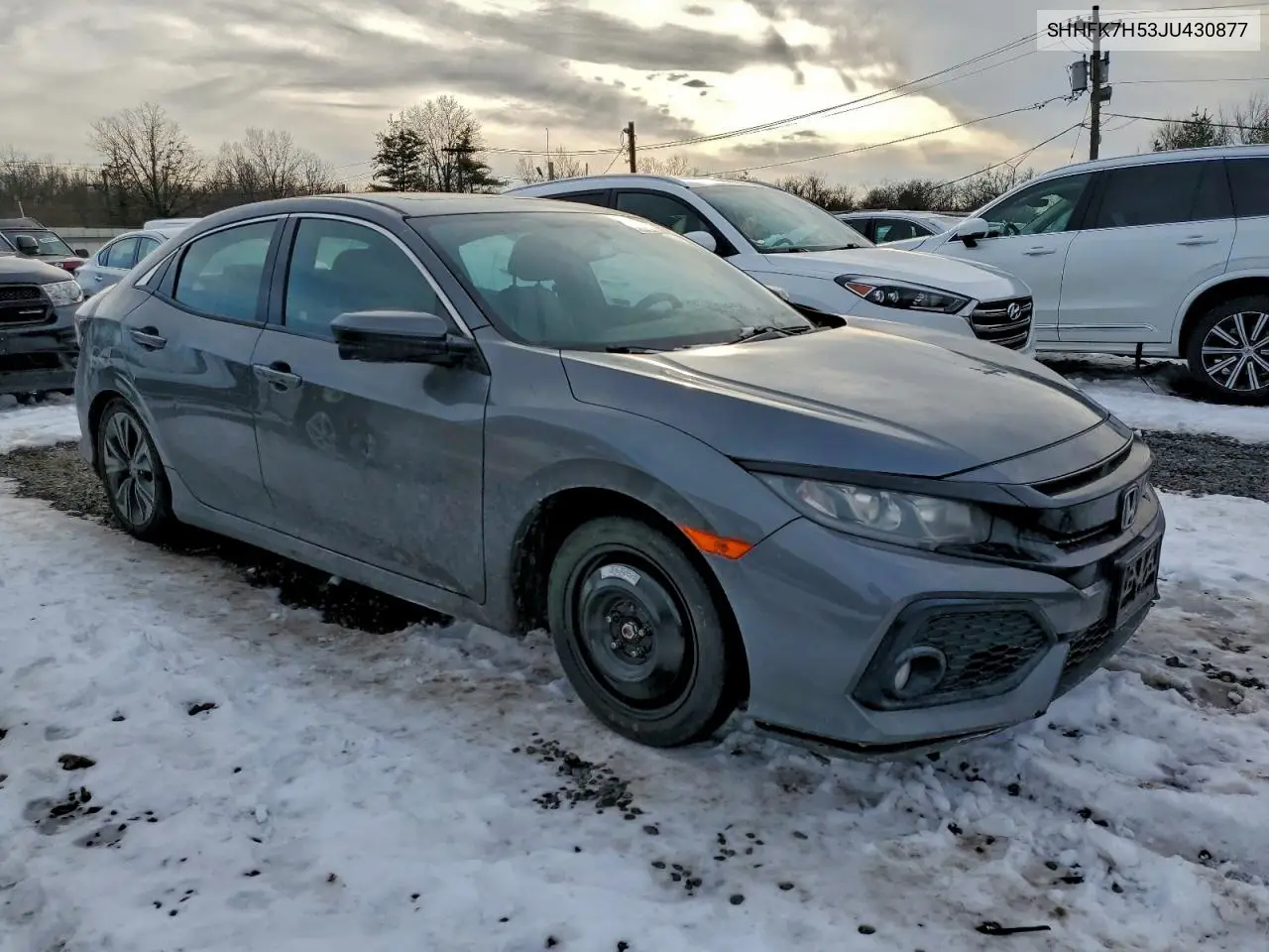 SHHFK7H53JU430877 2018 Honda Civic Ex