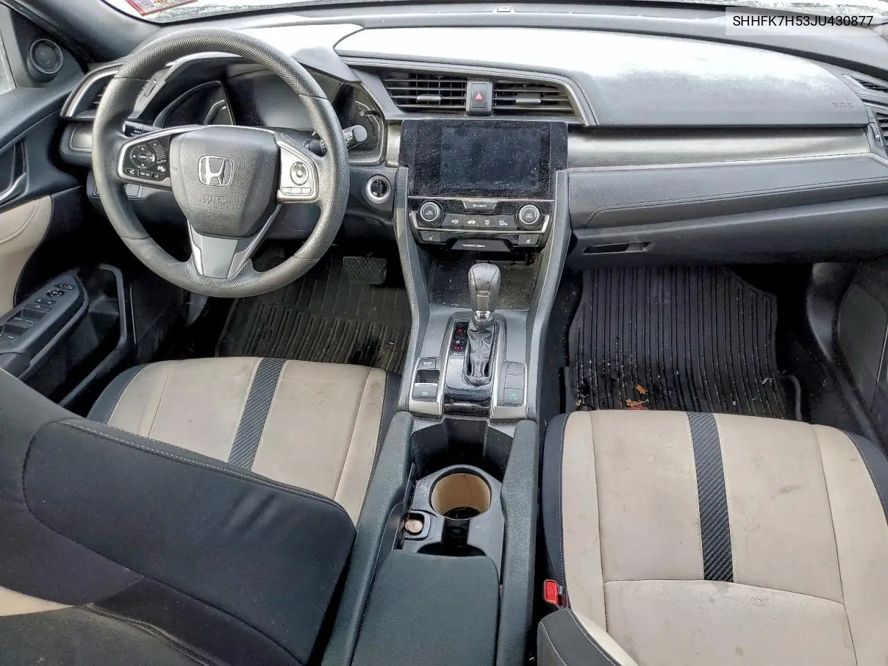 SHHFK7H53JU430877 2018 Honda Civic Ex