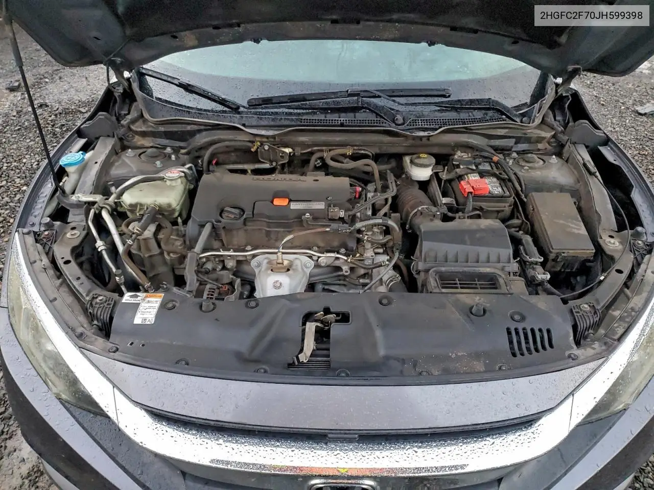 2HGFC2F70JH599398 2018 Honda Civic Ex