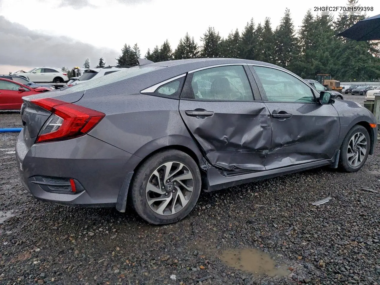 2HGFC2F70JH599398 2018 Honda Civic Ex