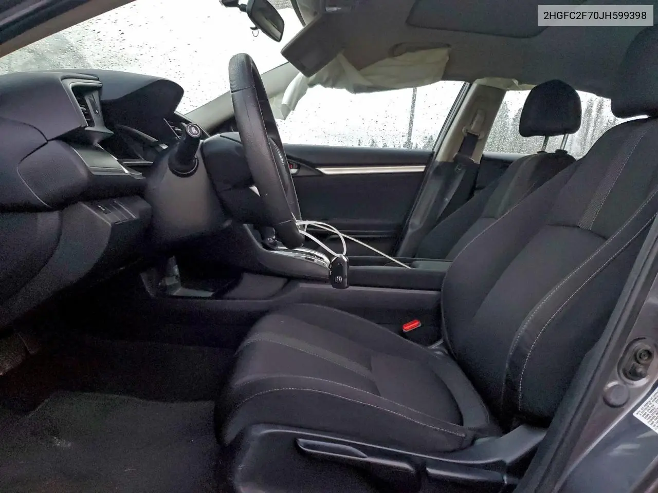 2HGFC2F70JH599398 2018 Honda Civic Ex