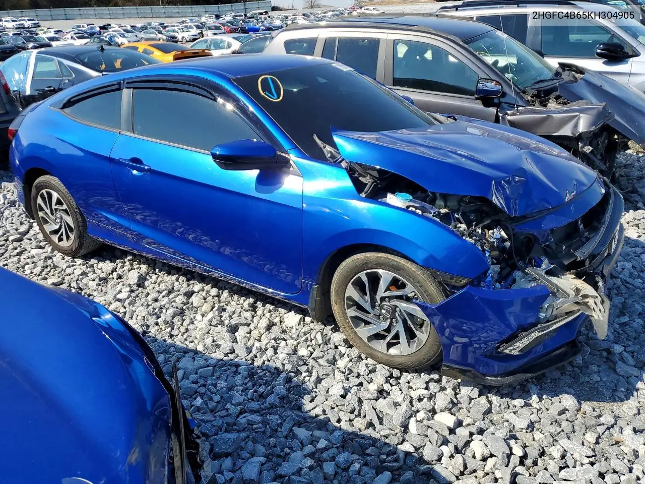 2HGFC4B65KH304905 2019 Honda Civic Lx