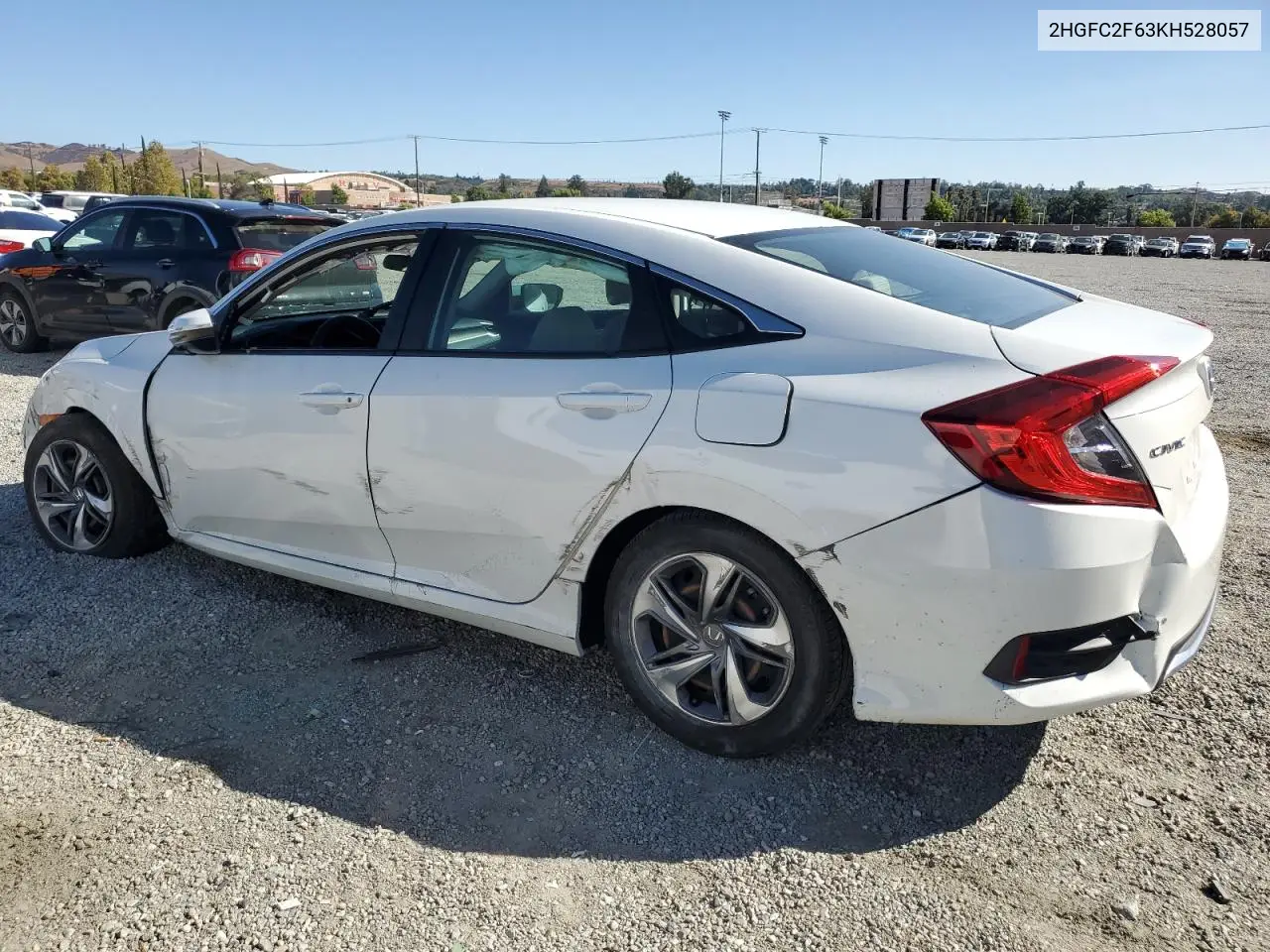 2HGFC2F63KH528057 2019 Honda Civic Lx
