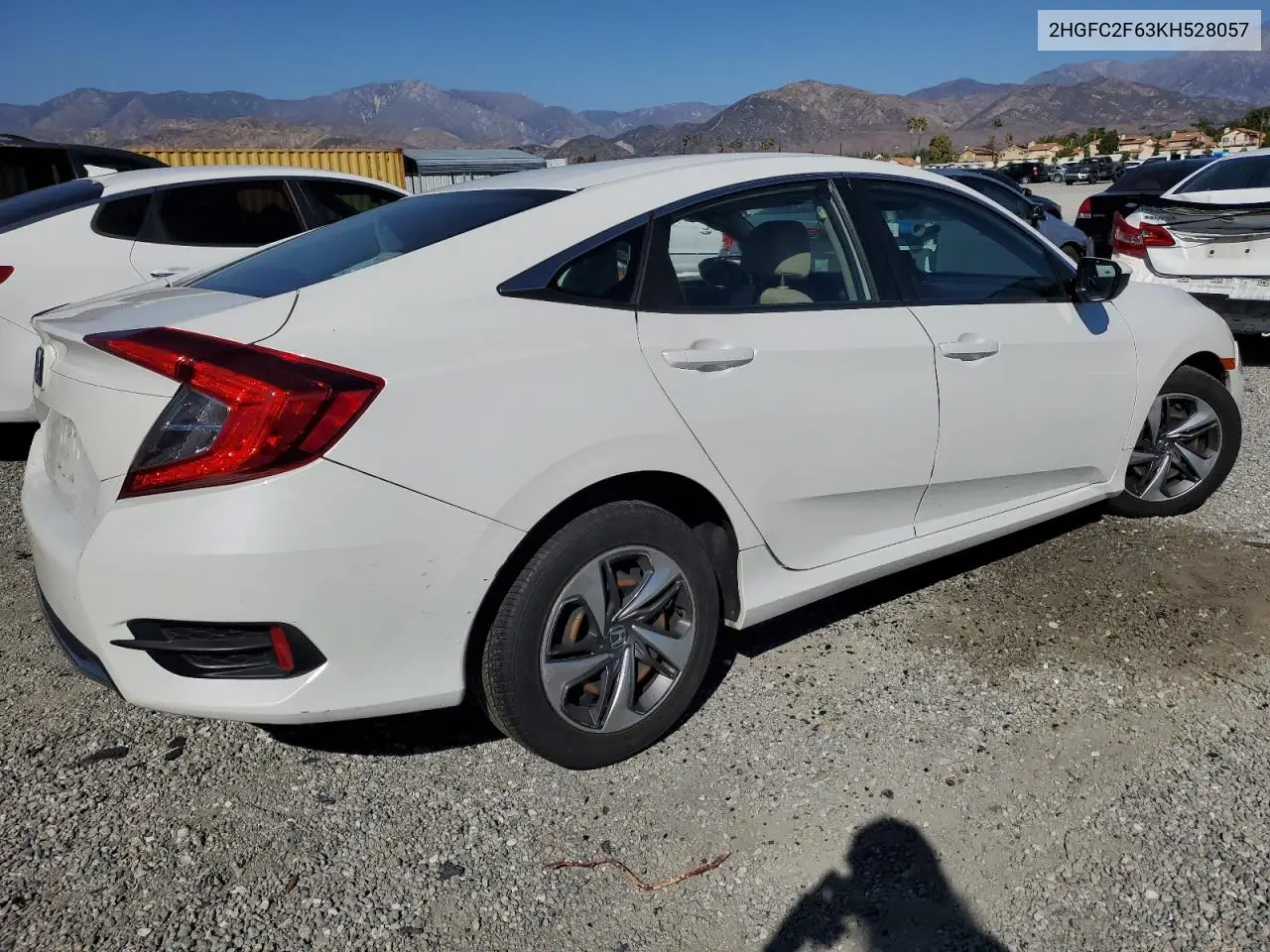 2HGFC2F63KH528057 2019 Honda Civic Lx