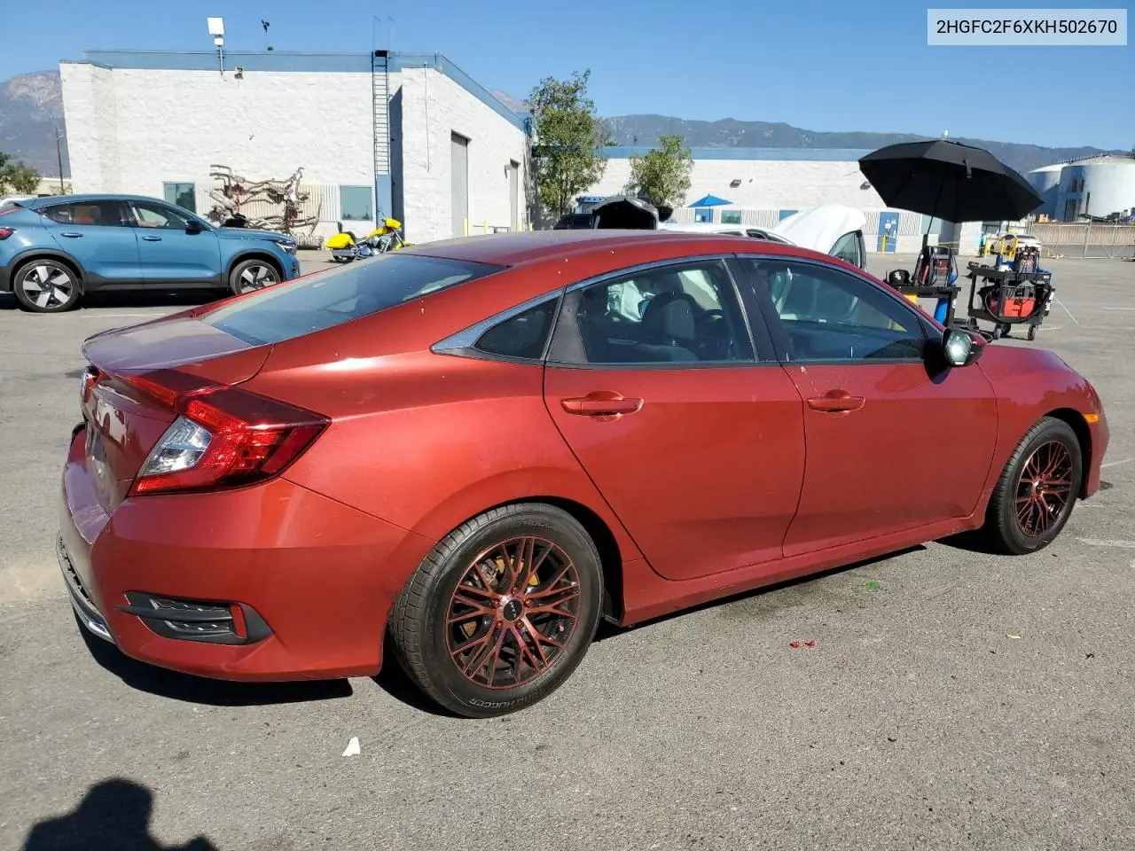 2HGFC2F6XKH502670 2019 Honda Civic Lx