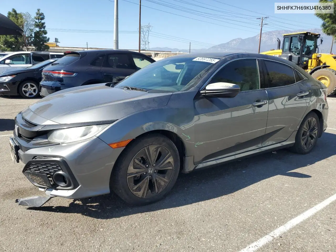 SHHFK7H69KU416380 2019 Honda Civic Ex