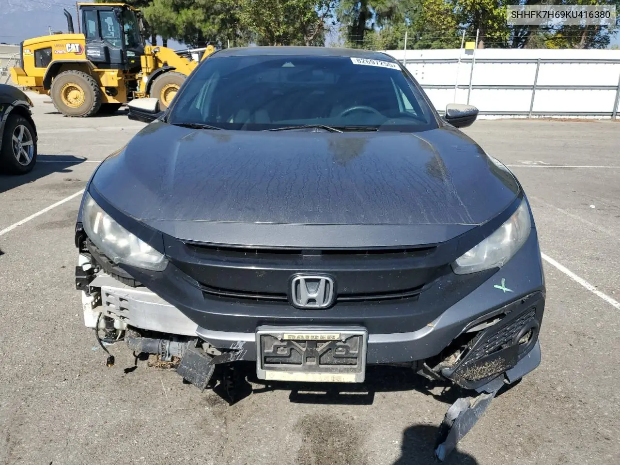 SHHFK7H69KU416380 2019 Honda Civic Ex