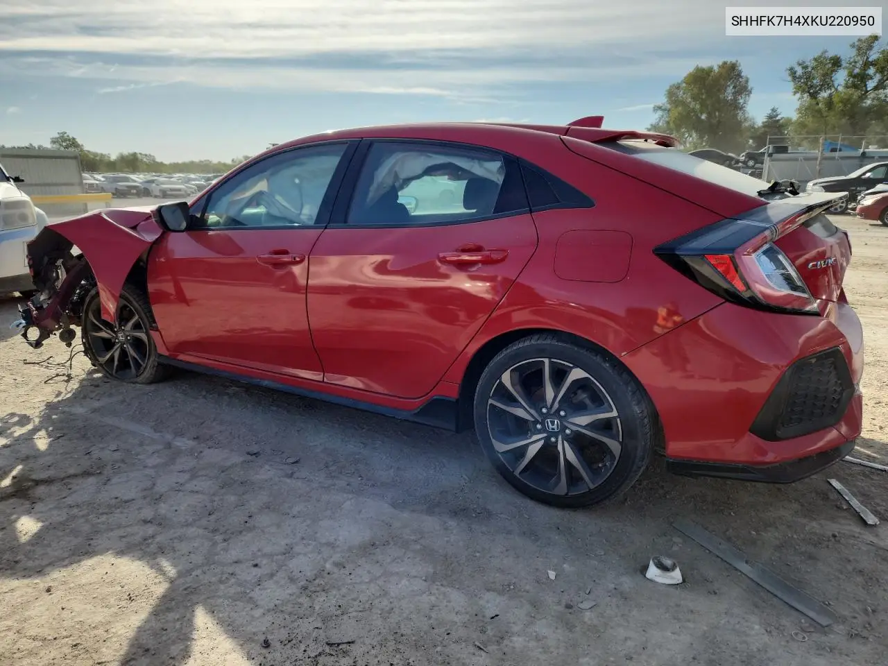 SHHFK7H4XKU220950 2019 Honda Civic Sport