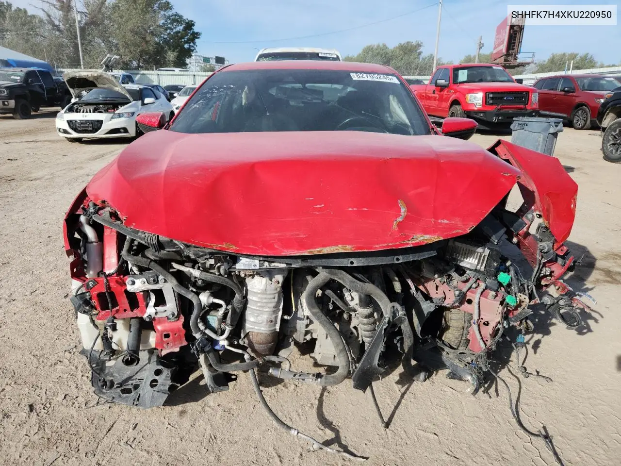 SHHFK7H4XKU220950 2019 Honda Civic Sport