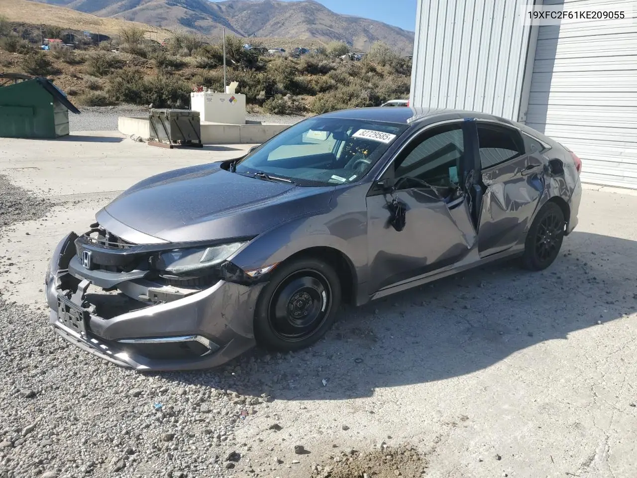 19XFC2F61KE209055 2019 Honda Civic Lx