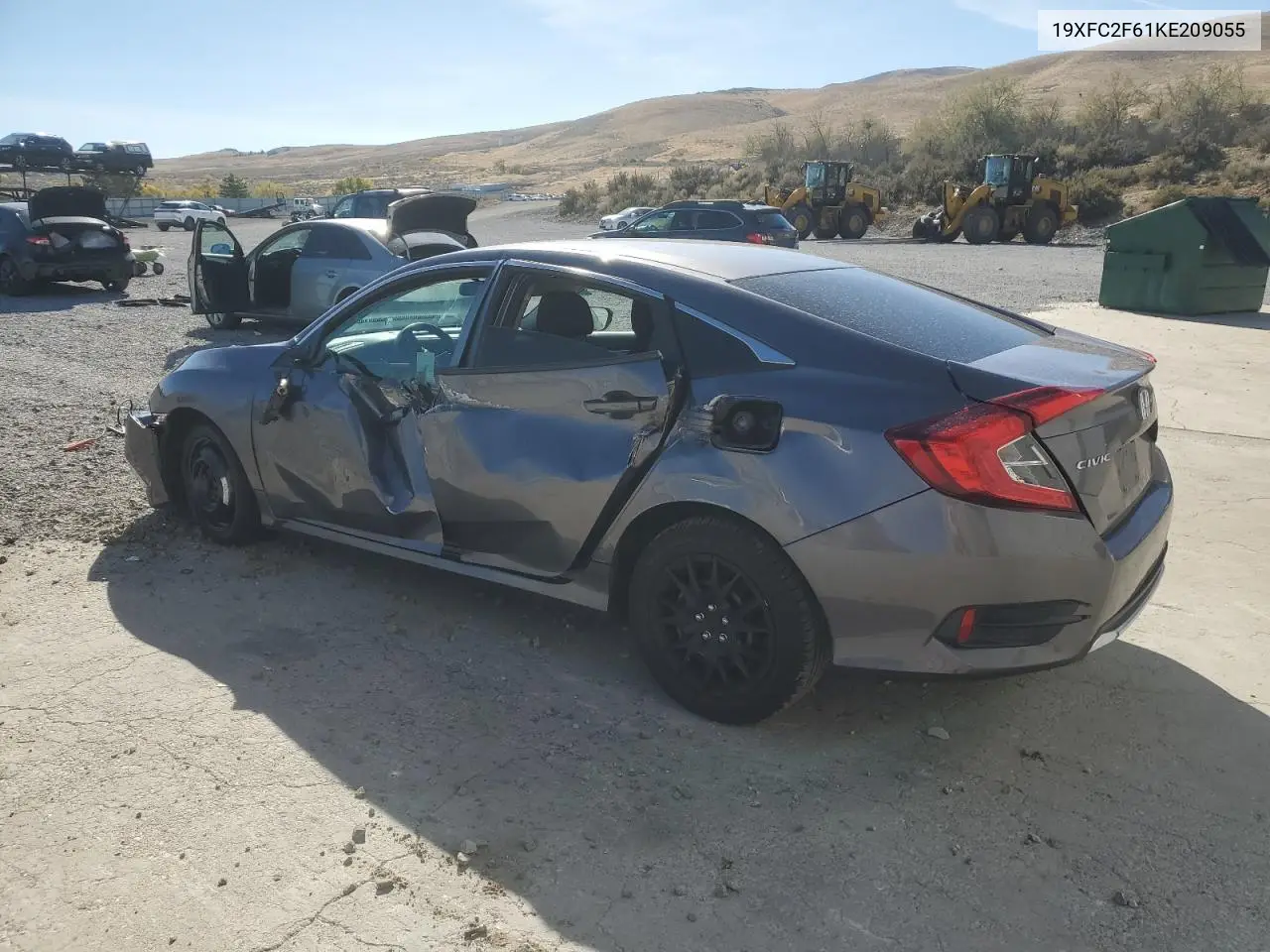 19XFC2F61KE209055 2019 Honda Civic Lx