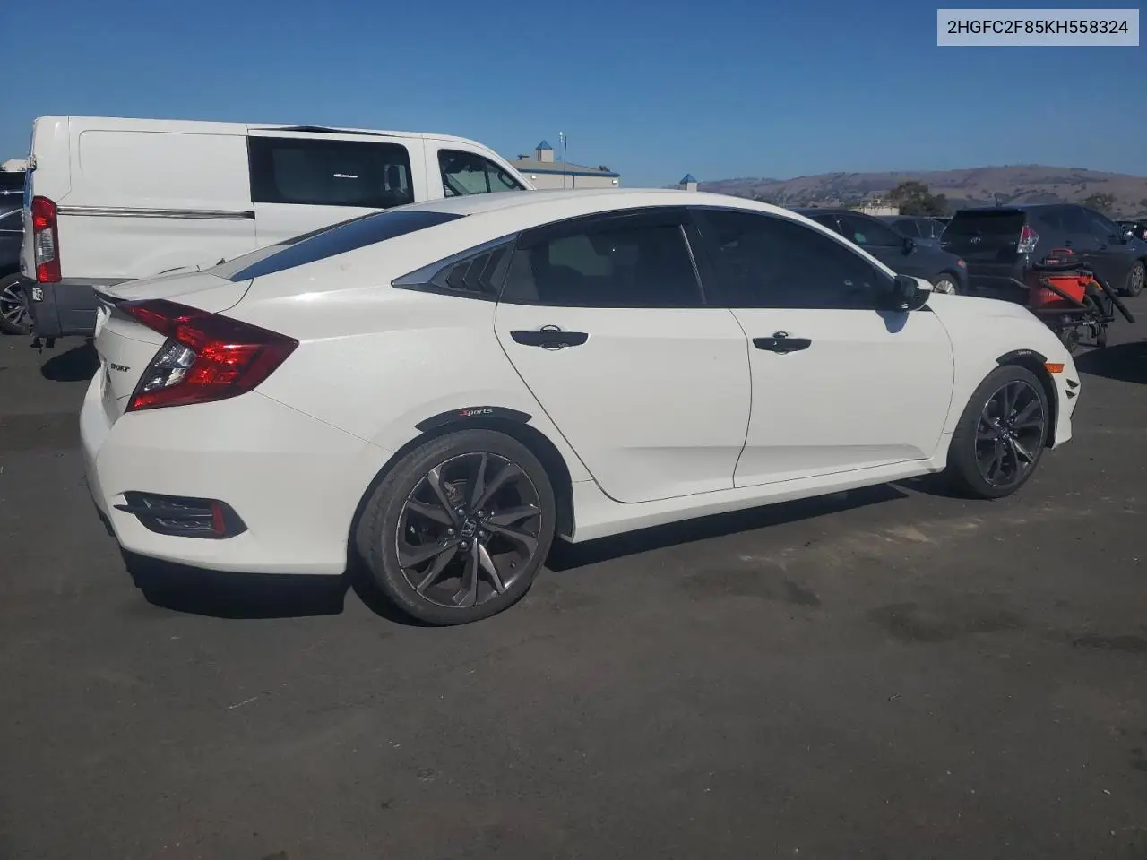 2HGFC2F85KH558324 2019 Honda Civic Sport