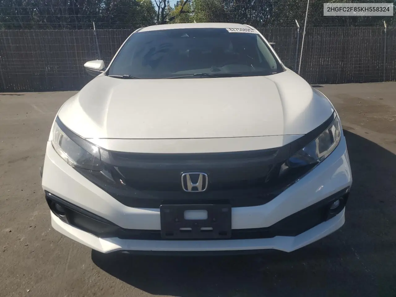 2HGFC2F85KH558324 2019 Honda Civic Sport
