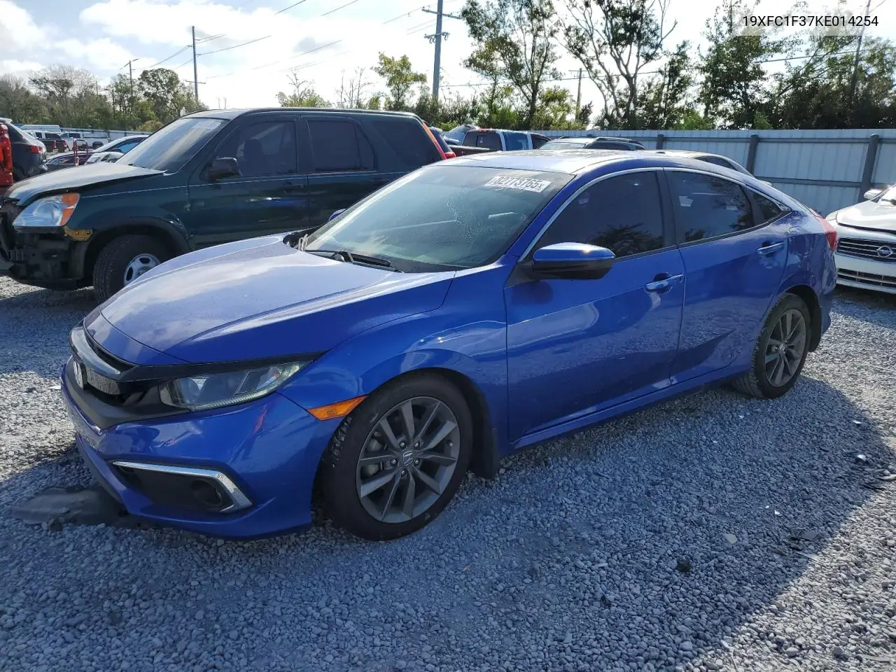 19XFC1F37KE014254 2019 Honda Civic Ex