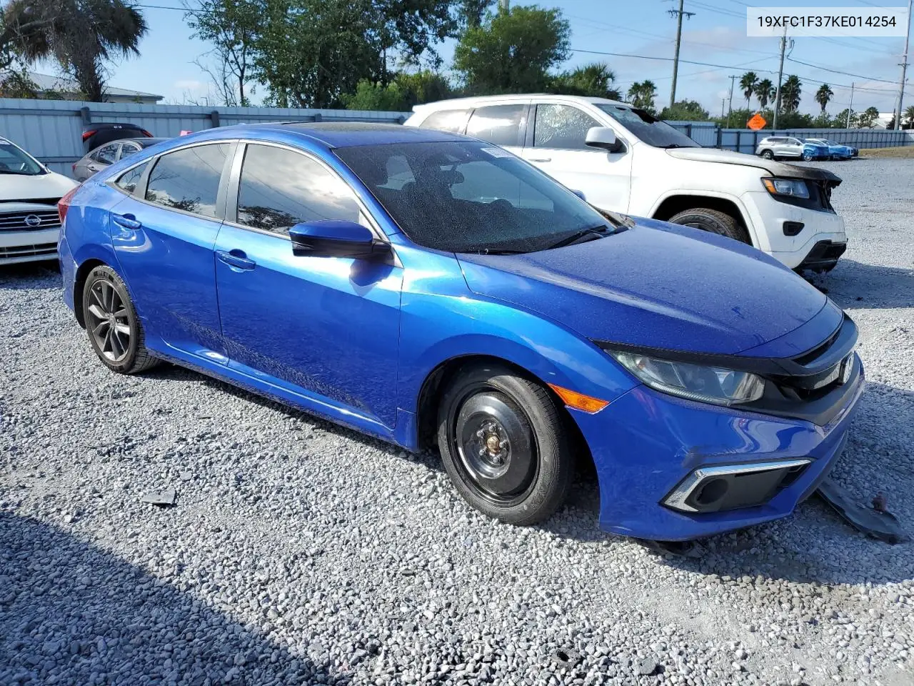19XFC1F37KE014254 2019 Honda Civic Ex