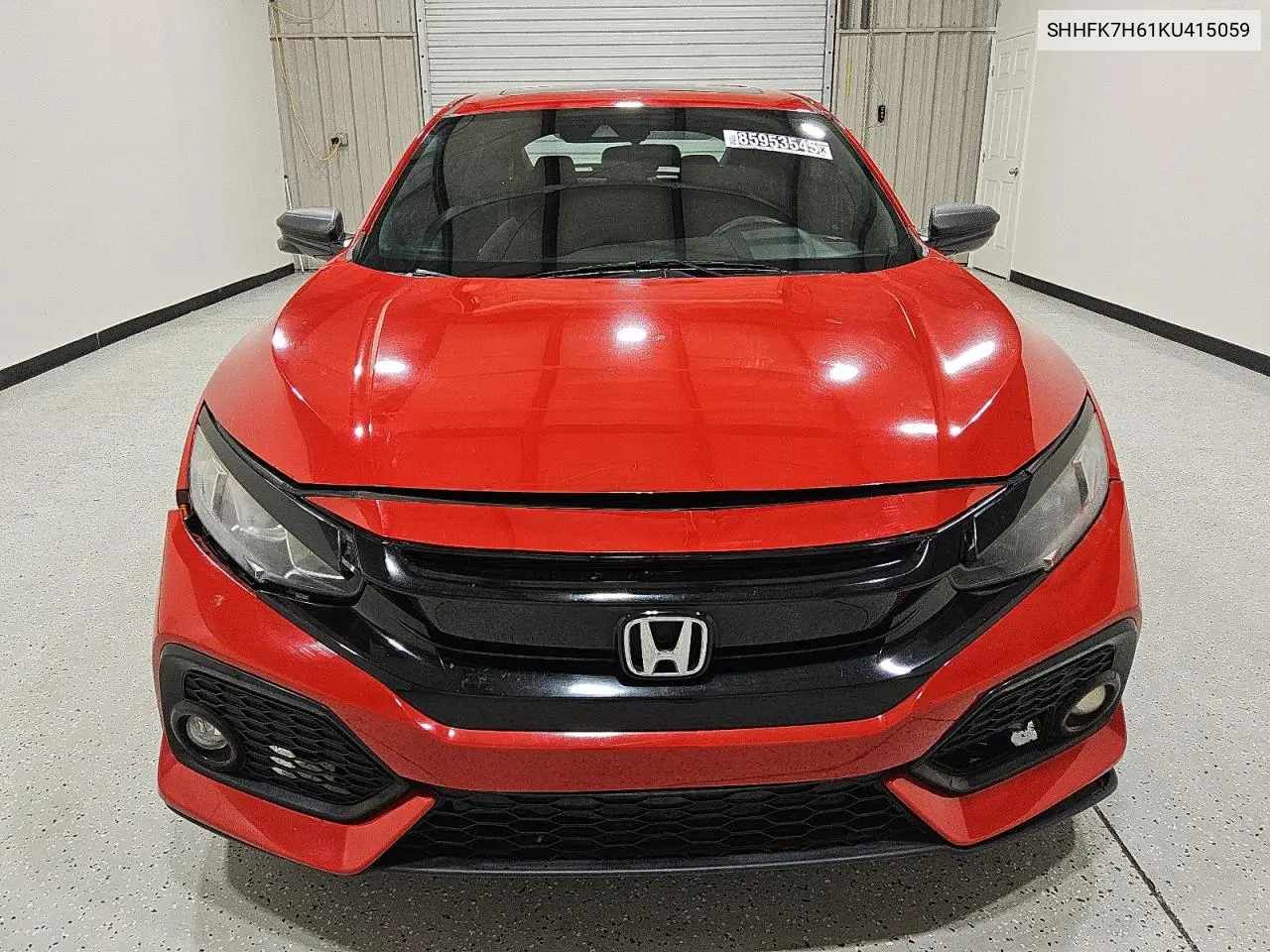 SHHFK7H61KU415059 2019 Honda Civic Ex