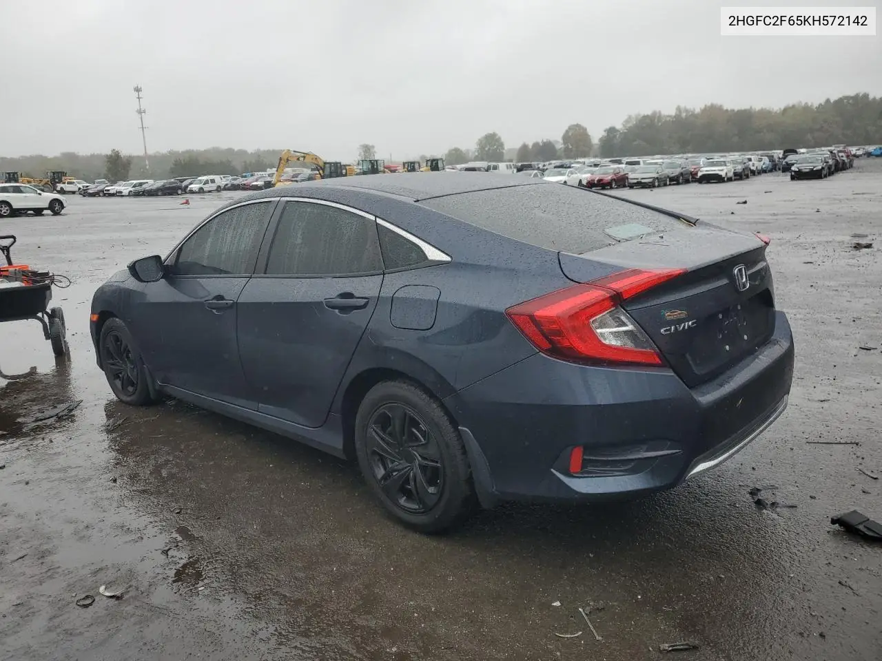 2HGFC2F65KH572142 2019 Honda Civic Lx